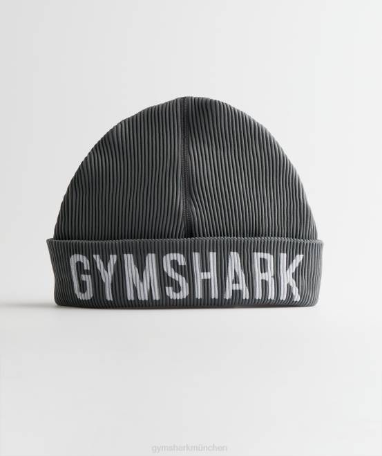 anthrazitgrau meliert Zubehör Gymshark unisex Nahtlose Docker-Mütze 04P81145