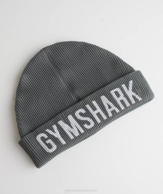 anthrazitgrau meliert Zubehör Gymshark unisex Nahtlose Docker-Mütze 04P81145
