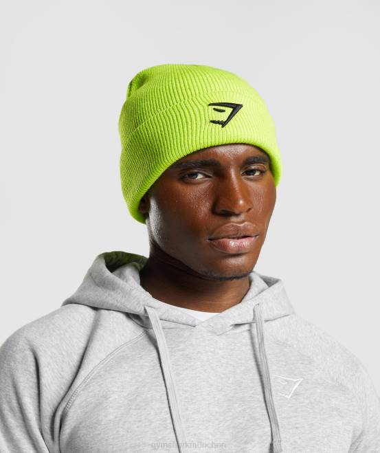 reaktives Grün Zubehör Gymshark unisex Haifischkopf-Mütze 04P81141