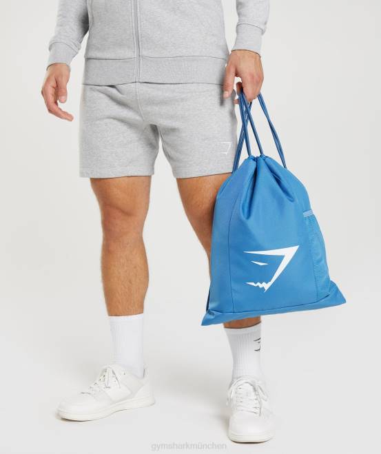 Küstenblau Zubehör Gymshark unisex Sharkhead-Turnbeutel 04P81069