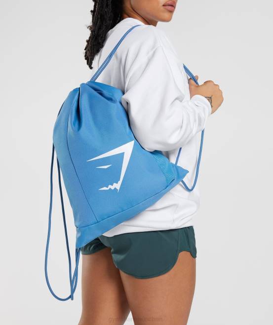 Küstenblau Zubehör Gymshark unisex Sharkhead-Turnbeutel 04P81069