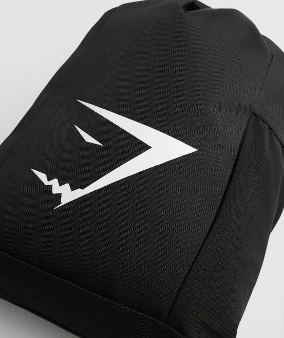 Schwarz Zubehör Gymshark unisex Sharkhead-Turnbeutel 04P81070