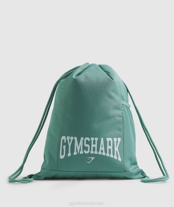 Tinte blaugrün (ausverkauft) Zubehör Gymshark unisex College-Turnbeutel 04P81071