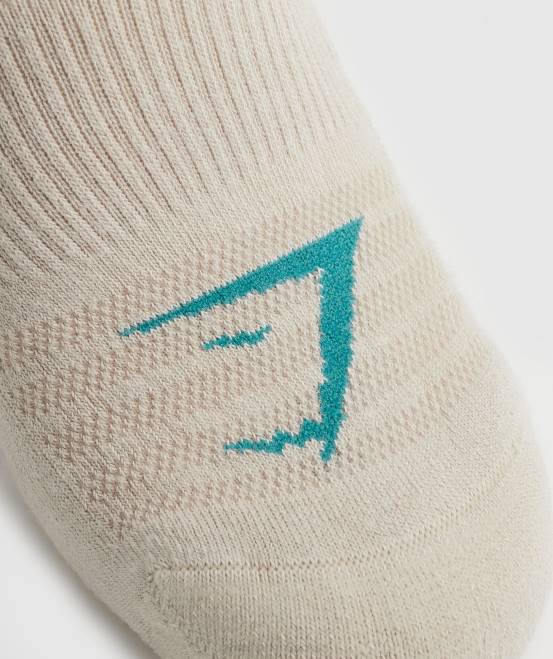 Blau/Juwelengrün/Kieselgrau Zubehör Gymshark unisex Knöchelsocken 3er-Pack 04P81105
