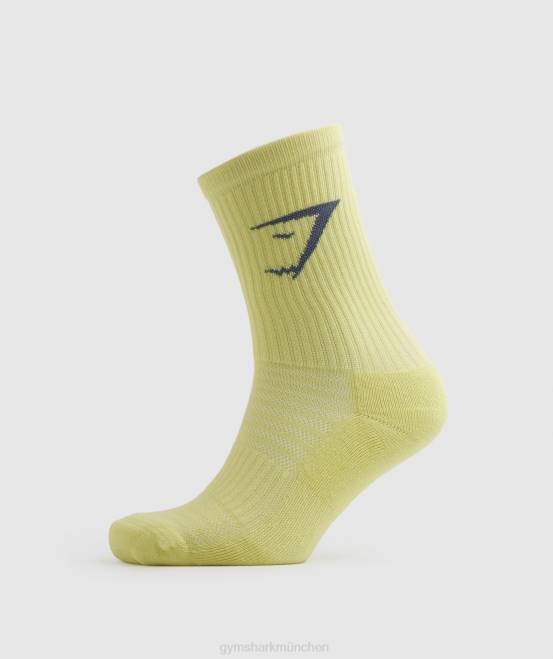 grün/grau/blau Zubehör Gymshark unisex Crew-Socken 3er-Pack 04P81099