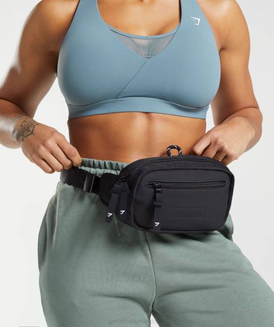 Schwarz Zubehör Gymshark unisex Alltags-Hüfttasche 04P81074