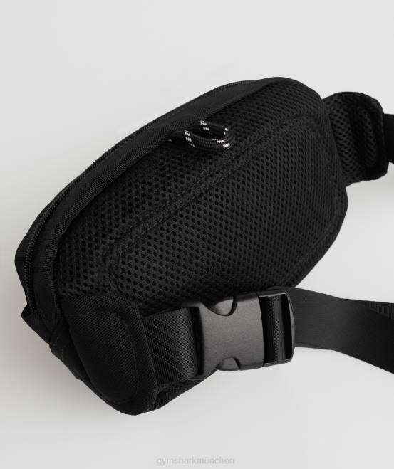 Schwarz Zubehör Gymshark unisex Alltags-Hüfttasche 04P81074